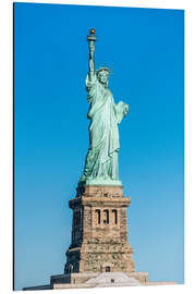 Alubild Freiheitsstatue auf Liberty Island, New York City, USA