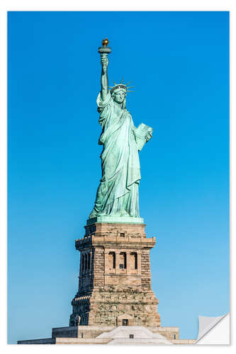 Wall sticker Statue of Liberty on Liberty Island, New York City, USA