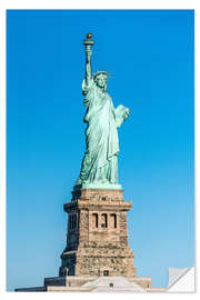 Wandsticker Freiheitsstatue auf Liberty Island, New York City, USA