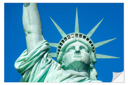 Autocolante decorativo Statue of Liberty in New York City, USA