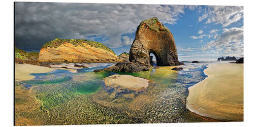 Stampa su alluminio Wharariki beach, New Zealand