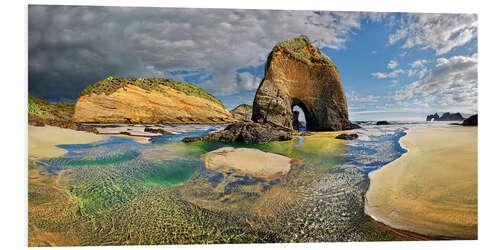 PVC print Wharariki beach, New Zealand