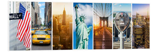 Obraz na PCV New York City Collage