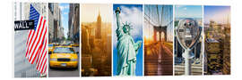 PVC-taulu New York City Collage