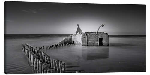 Canvas print Mule bunker in Blåvand III