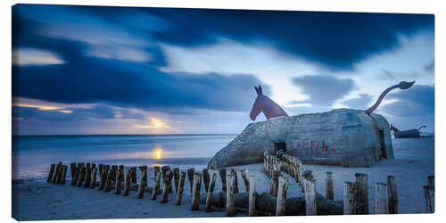 Obraz na płótnie Mule bunker in Blåvand I