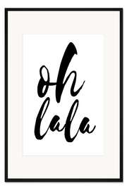 Gerahmter Kunstdruck Ohlala