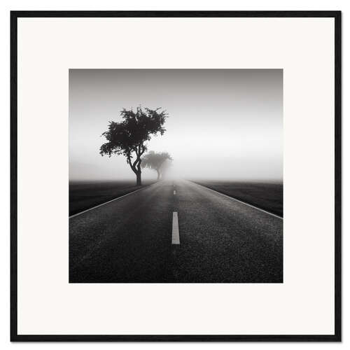 Ingelijste kunstdruk Road to nowhere