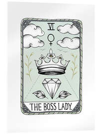 Acrylic print The Boss Lady 