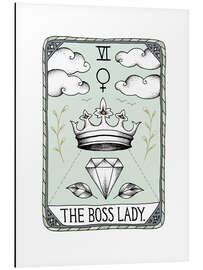 Aluminiumsbilde The Boss Lady, Tarotkort