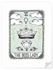 Wandsticker The Boss Lady 