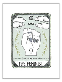 Wandbild The Feminist - Barlena