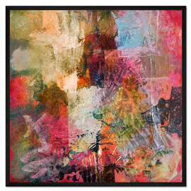 Gerahmter Kunstdruck Abstrakt Nr 22