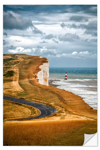 Selvklebende plakat Beachy Head United Kingdom