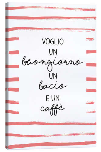 Canvas print buongiorno