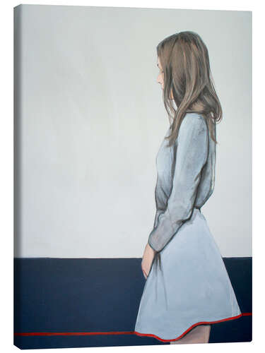 Tableau sur toile La ligne rouge