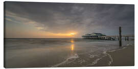 Lienzo 54Grad beach bar in St.Peter-Ording I