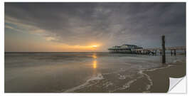 Selvklebende plakat 54Grad beach bar in St.Peter-Ording I