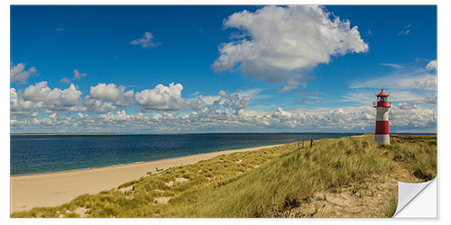 Wall sticker Lighthouse List East on Sylt