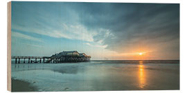 Holzbild Strandbar 54Grad in St.Peter-Ording III