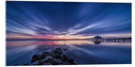 Quadro em acrílico Sunrise at Timmendorfer beach - Heiko Mundel