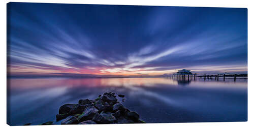 Lienzo Sunrise at Timmendorfer beach