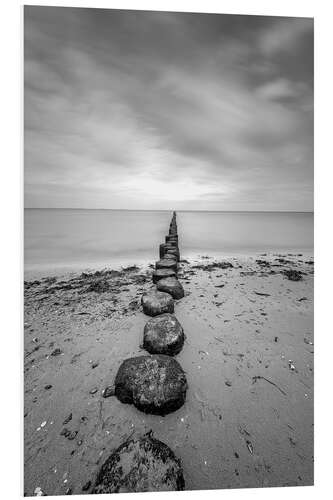 PVC-taulu Groyne on Rügen (long exposure)