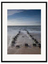 Gerahmter Kunstdruck Mystische Buhne auf Sylt VII