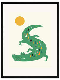 Gerahmter Kunstdruck Sonnenbad