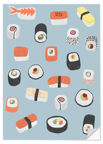 Sticker mural Sushis, des Makis aux Nagiris