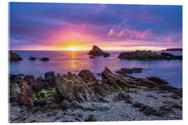 Akryylilasitaulu Sunrise at Cullen Bay near Portknockie