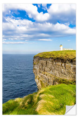 Wandsticker Duncansby Leuchtturm bei John O Groats