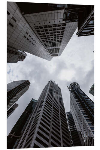 PVC print Skyscrapers in the business centre, Singapore