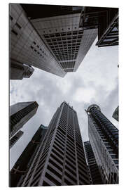 Gallery print Skyscrapers in the business centre, Singapore