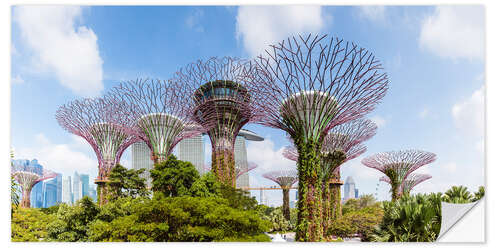 Sticker mural Supertree Grove à Singapour