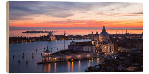 Puutaulu Salute church at sunset, Venice