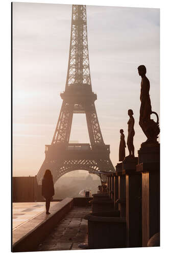 Aluminium print Eiffel tower from Trocadero, Paris