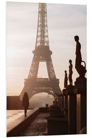 PVC print Eiffel tower from Trocadero, Paris