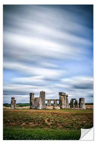 Selvklebende plakat Stonehenge, United Kingdom