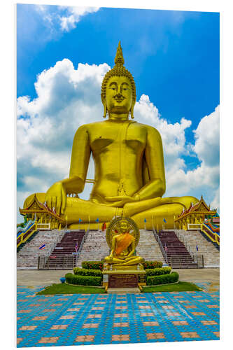 Foam board print Big Buddha at Wat Muang, Thailand