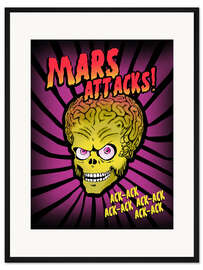 Gerahmter Kunstdruck Mars Attacks!