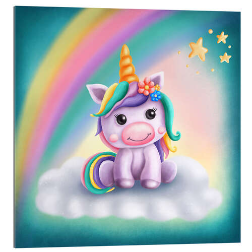 Gallery print Little baby unicorn