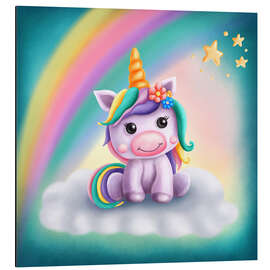 Magnettafel Kleines Baby-Einhorn