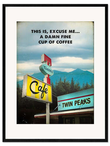 Framed art print Twin Peaks