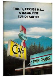 Magnettafel Twin Peaks (Englisch)
