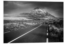 Foam board print The road to the mountain