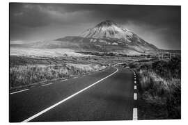 Magnettafel Die Straße zum Berg