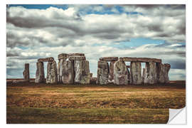 Wandsticker Stonehenge, Südengland