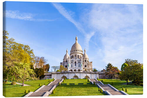 Leinwandbild Sacré Coeur auf dem Montmartre in Paris