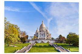 Foam board print Sacré Coeur on Montmartre in Paris